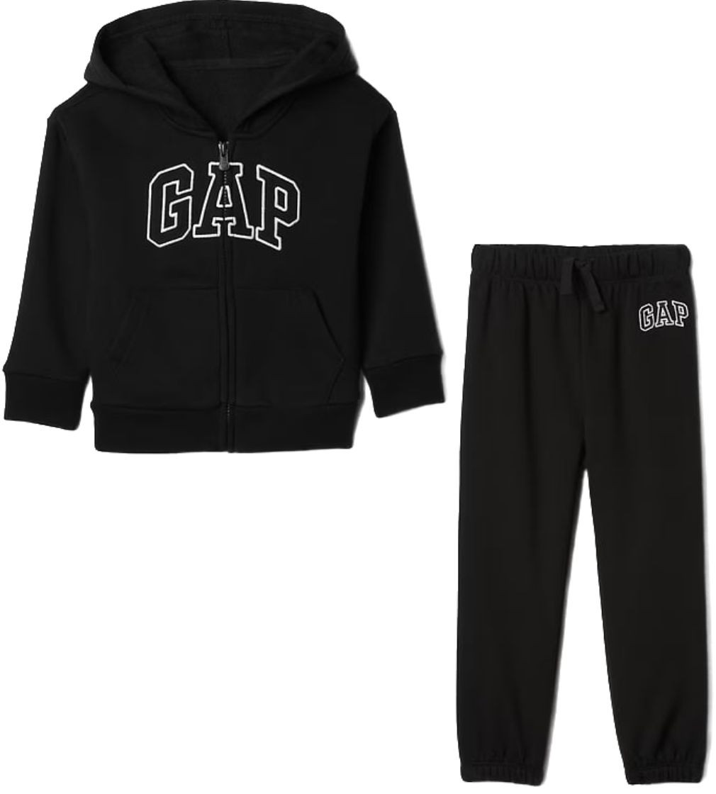 Купить Костюм на флисе baby Gap Relaxed Color black - фото 1