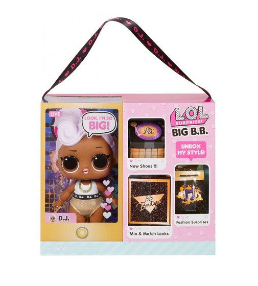 Купити Ігровий набір з мега-лялькою L.O.L. SURPRISE! серії Big B.B. Doll Діджей - фото 1