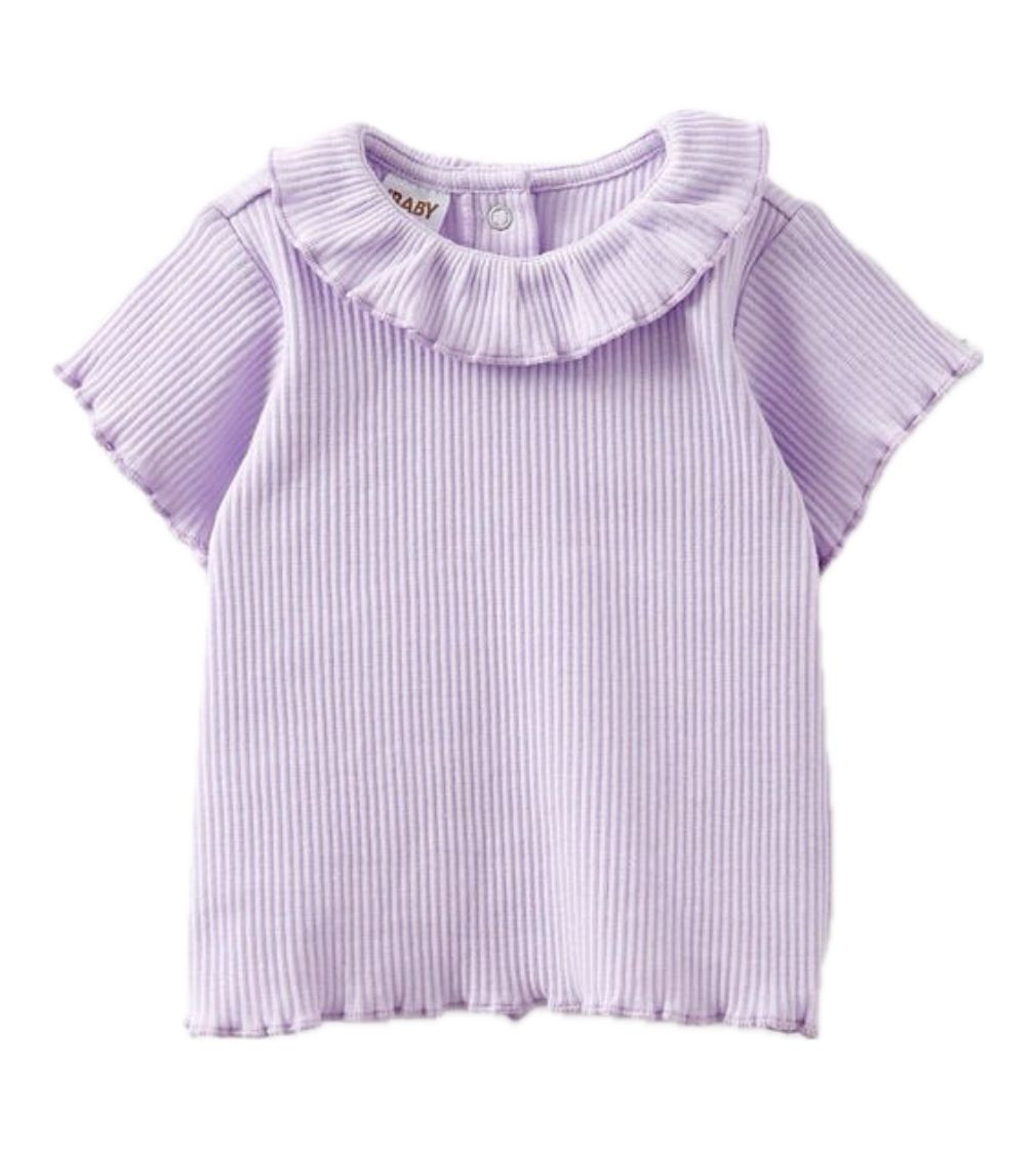 Купить Футболка Cotton On Mia Short Sleeve Rib Top vintage lilac - фото 1