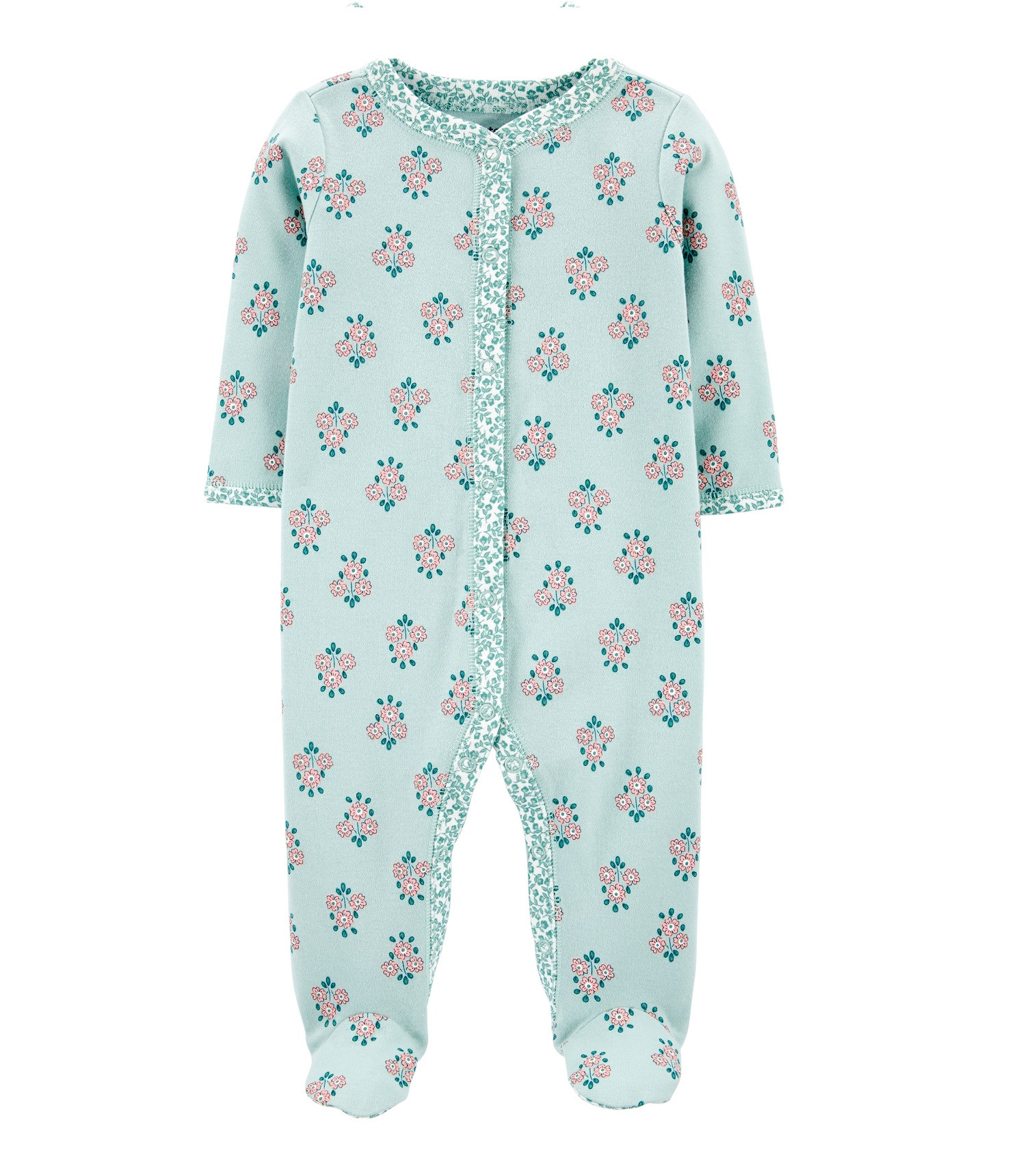 Купити Сліп Carters Floral Snap-Up Cotton - фото 1