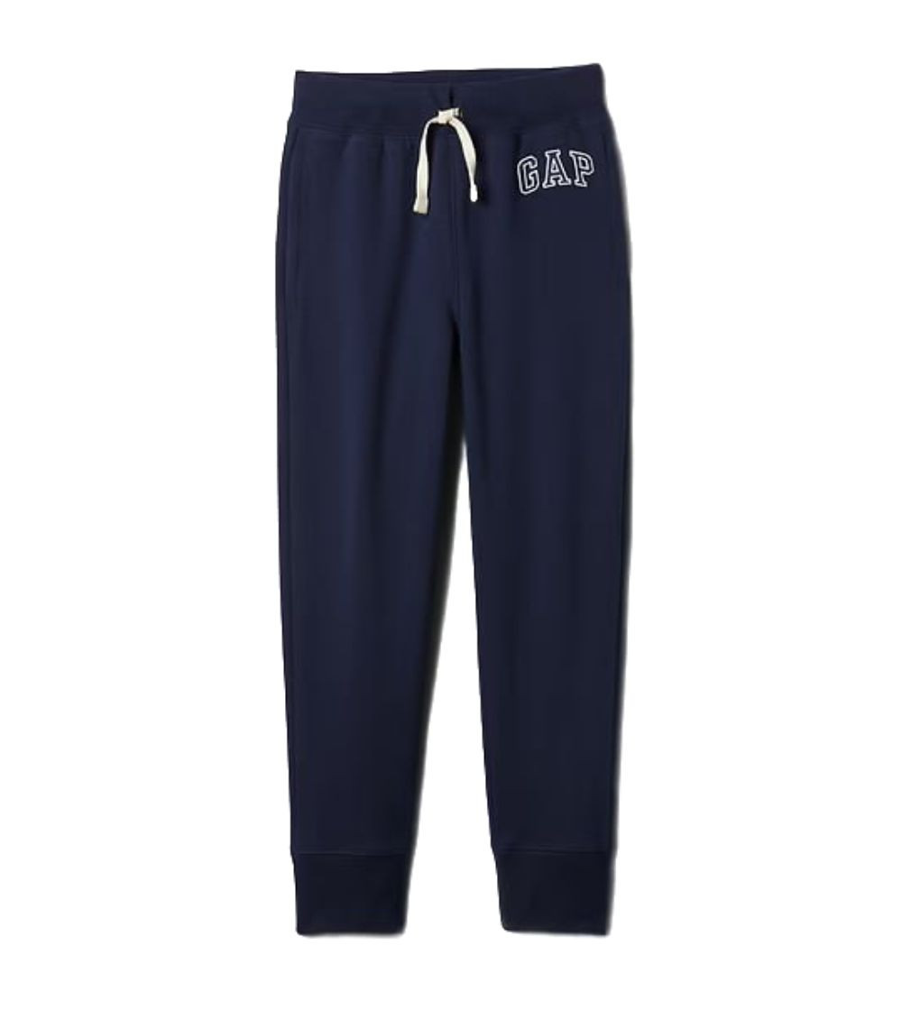 Купити Штани на флісі Gap Logo Pull-On Color navy blue - фото 1