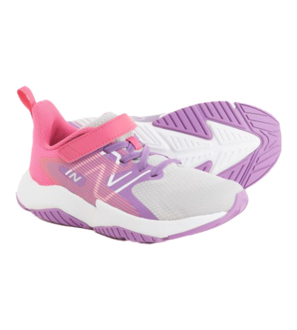 Купить Кроссовки New Balance Rave Run V2 Bungee Lace with Top Strap Running Grey/Purple - фото 1