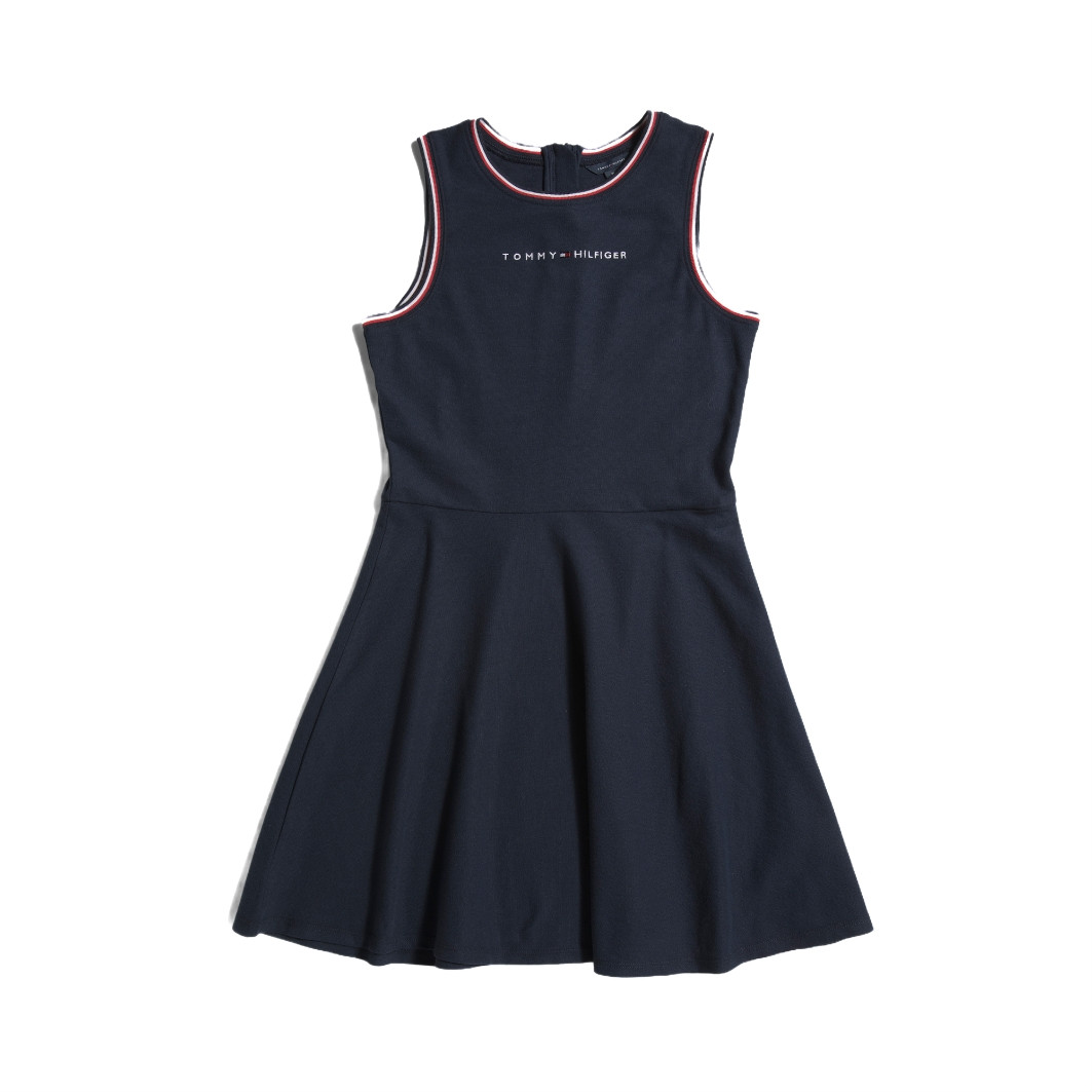 Купить Платье Tommy Hilfiger Big Girls Fit And Flare Dress Navy Blazer - фото 1