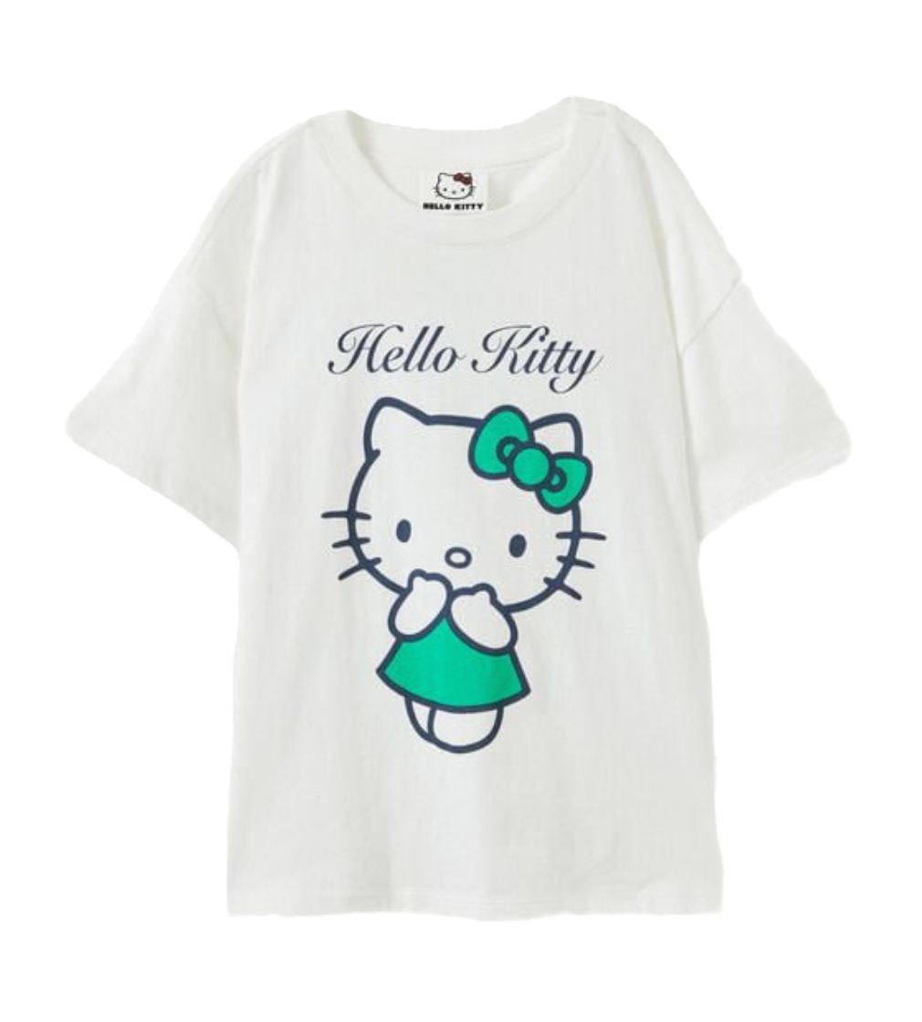 Купити Футболка Cotton On Hello Kitty Drop lcn san hello kitty vanilla/green dress - фото 1