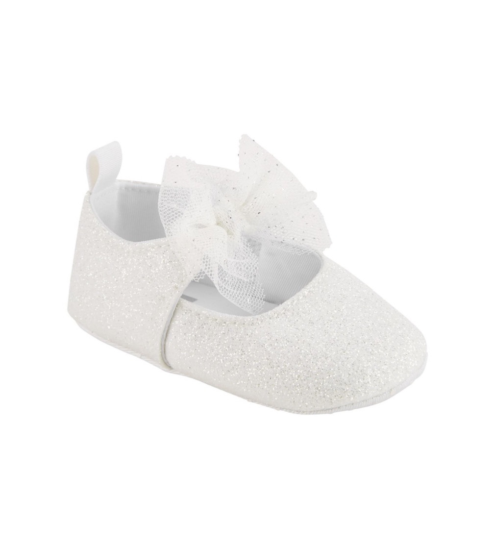 Купить Пинетки Carters Mary Jane Dressy Shoe in White - фото 1