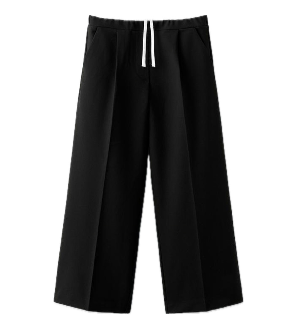 Купить Брюки с двойным поясом Zara Черный - фото 1