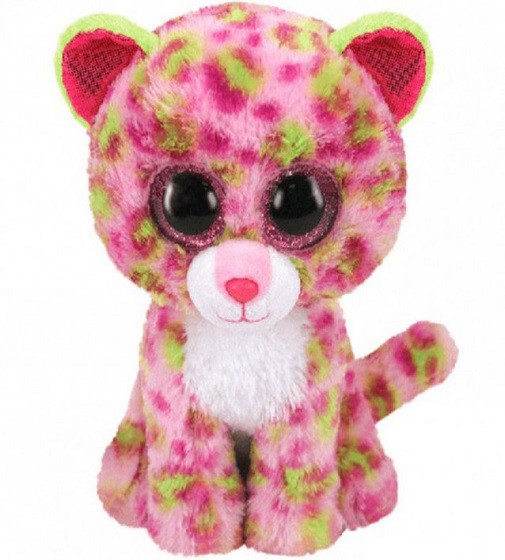Купить Мягкая игрушка Ty Beanie Boos™ Lainey Pink Leopard, Regular - фото 1