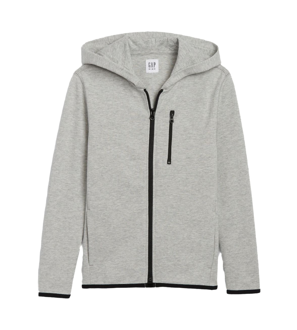 Купити Худі Gap Fit Kids Tech Hoodie gray and white marl - фото 1