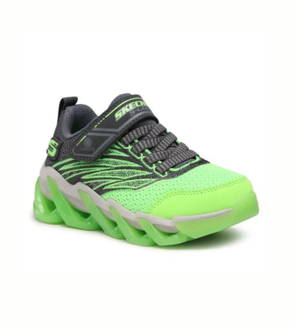 Купить Кроссовки Skechers S-Lights Mega Surge - Nezco Chrcl/Lime - фото 1