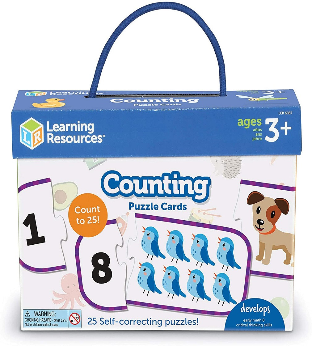 Купить Развивающий пазл Learning Resources Counting Puzzle Cards - фото 1