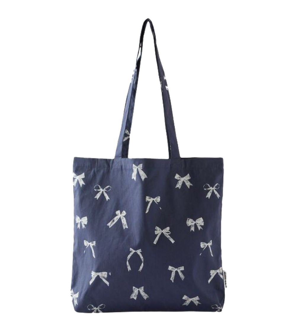 Купить Шоппер Cotton on Foundation Aduls Tote White Bows Navy - фото 1