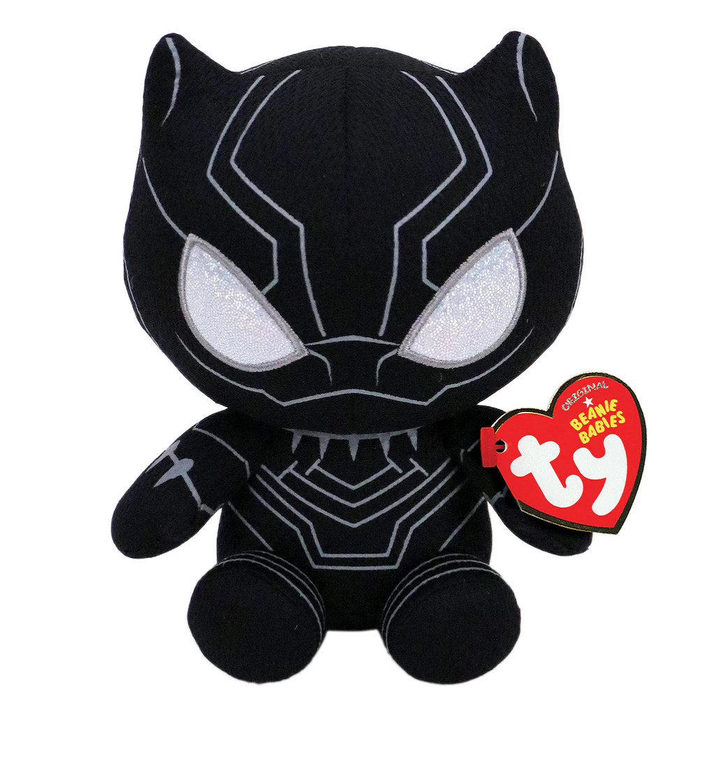 Купить Мягкая игрушка Ty Beanie Boos™ Marvel® Black Panther, Regular - фото 1