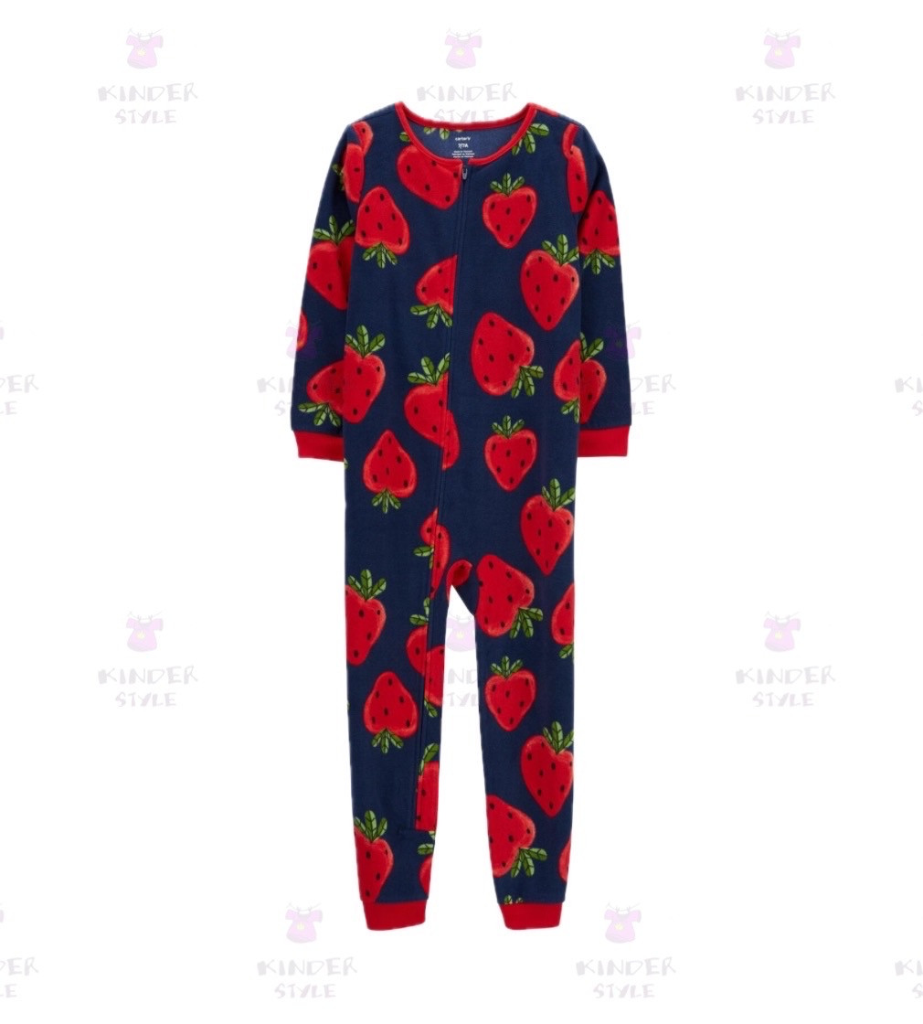 Купити Сліп Флісовий Carters Kid 1-Piece Strawberry Fleece - фото 1