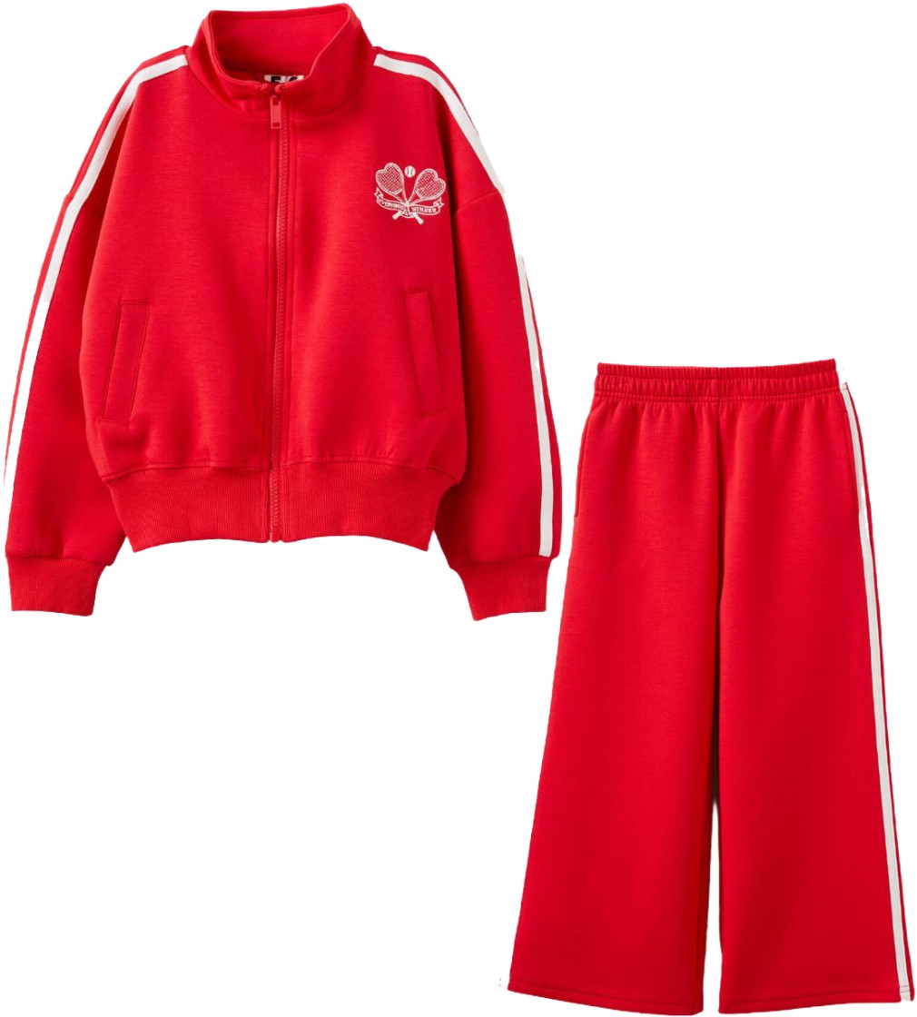 Купить Костюм Cotton On Active Long Sleeve Zip Through Varsity red - фото 1