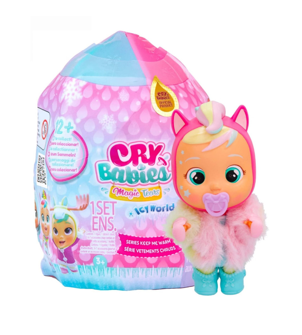 Купить Игровой набор с пупсом Cry Babies  Magic Tears icy World Keep Me Warm - фото 1