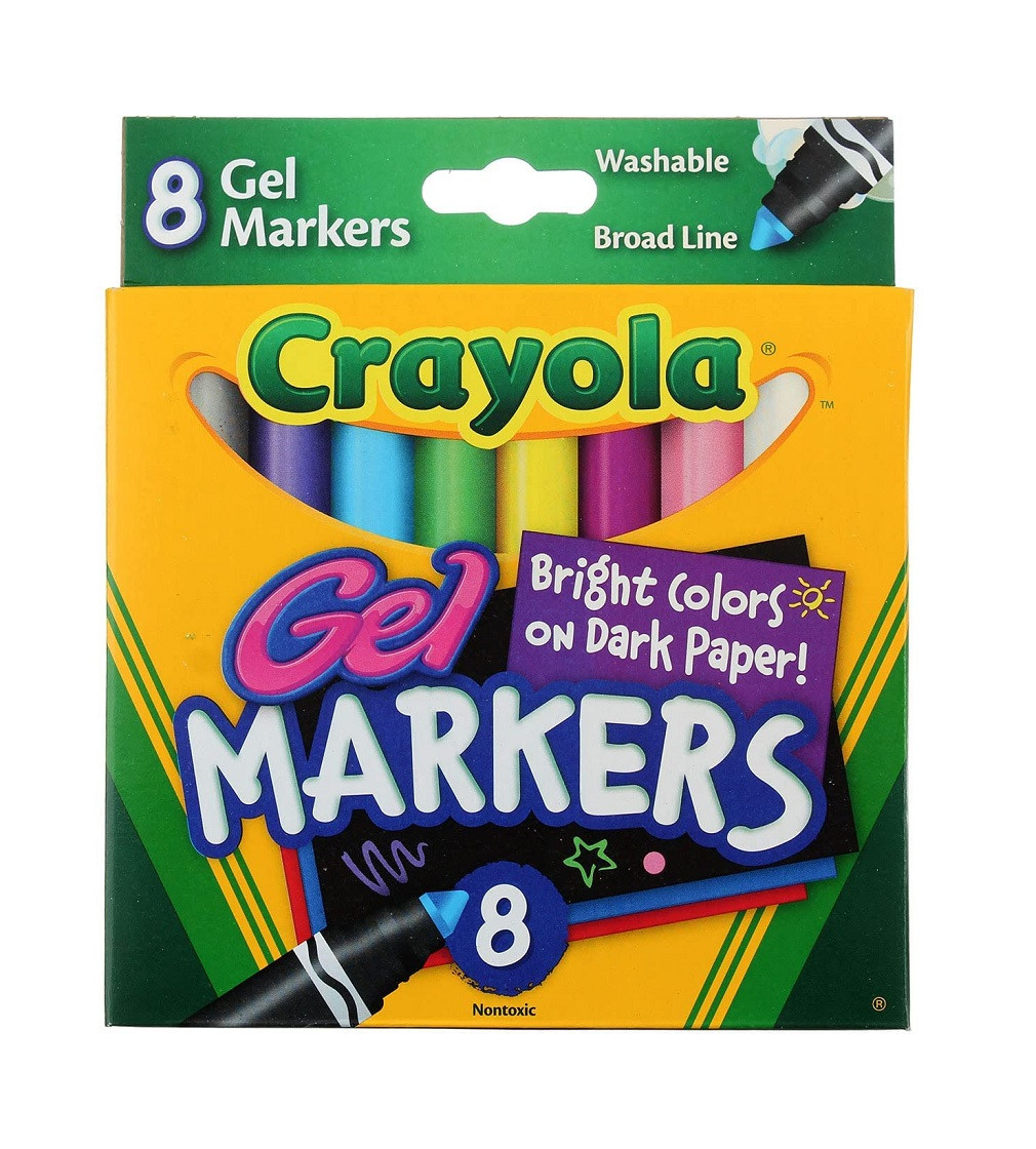 Купити Фломастери Crayola Легкосмиваючі, гелеві 8 шт - фото 1