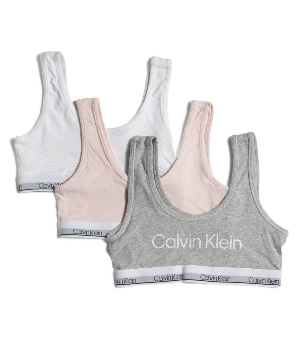 Купити Набір Топів 3 шт CALVIN KLEIN White/Grey/Pink - фото 1