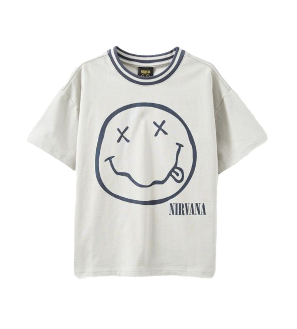Купить Футболка Cotton On lcn mt winter grey/nirvana face icon - фото 1